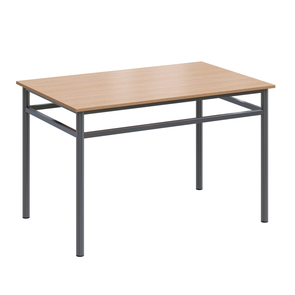 Стіл обідній чотиримісний 1200х775х750 мм ДСП,кругла труба МЕБЛІ-ТЕХНОСТИЛЬ